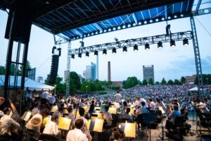 Alabama Symphony Orchestra at Railroad Park in Birmingham, AL.